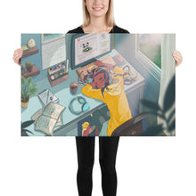 Load image into Gallery viewer, Lazy Saturday LOFI Girl - Canvas Print - Zen Buster
