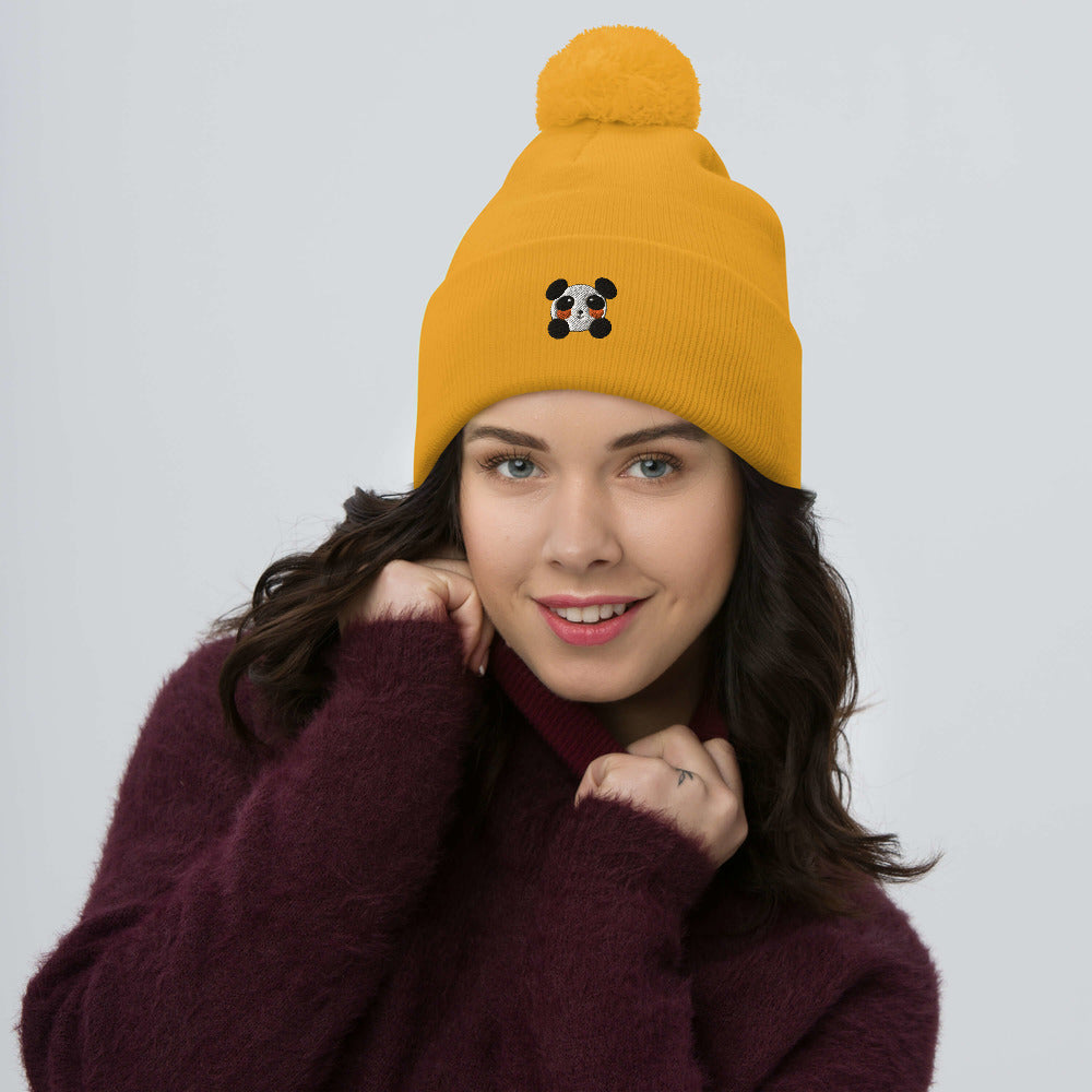 Zen Panda Pom-Pom Beanie - Zen Buster